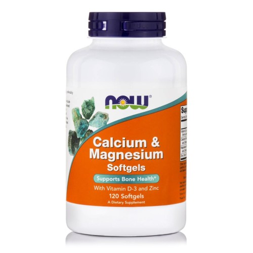 Now Calcium & Magnesium 120 softgels