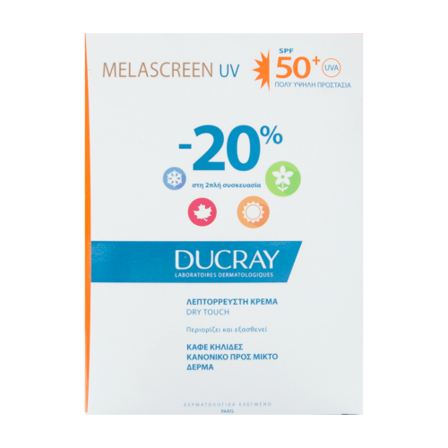 Ducray Melascreen Creme Legere SPF50+ 2x40ml