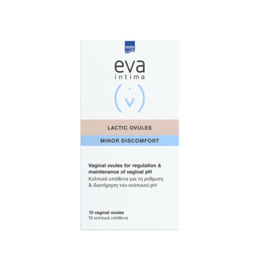 Eva Lactic Vaginal Ovules 10τεμάχια