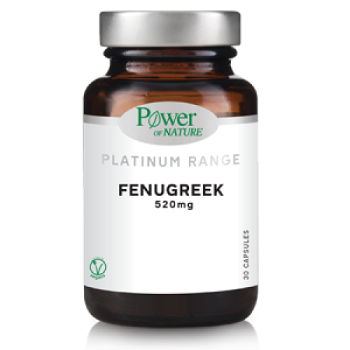 Power of Nature Platinum Range Fenugreek 520mg 30caps