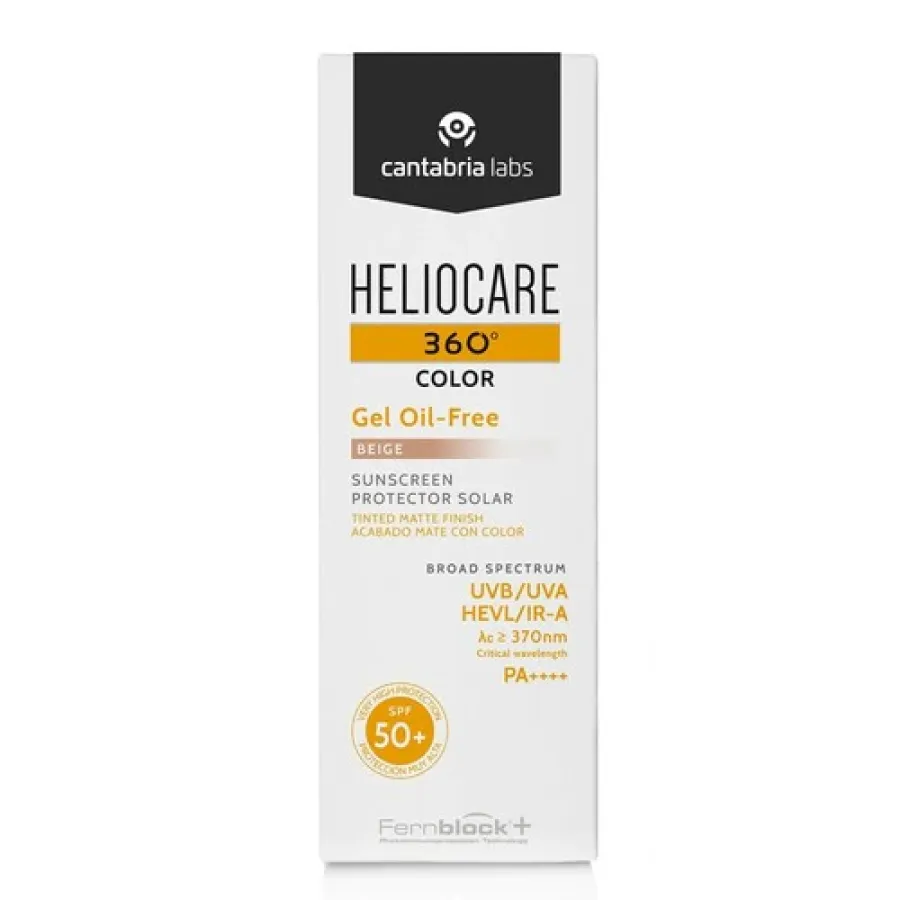 Heliocare 360 Gel Oil-Free Color Beige SPF50 50ml
