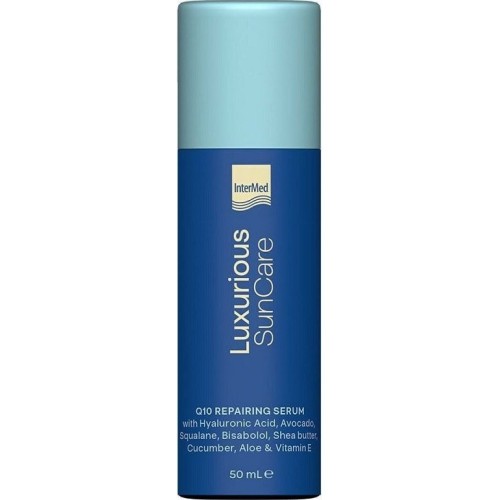 Intermed Luxurious Sun Care Q10 Repairing Serum, Αντιγηραντικός Ορός Προσώπου 50ml