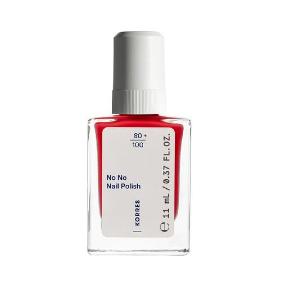 Korres No No Nail Polish 45 True Coral  11ml.