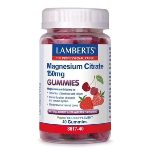 Lamberts Magnesium Citrate 150mg 40 gummies