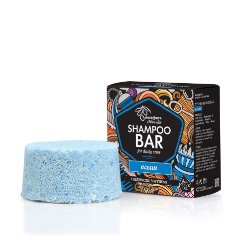 Macrovita Shampoo Bar Στερεό Σαμπουάν Ocean για Καθημερινή Φροντίδα 80g