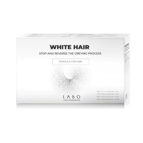 Labo White Hair Treatment Formula For Men 40 Vials X 3.5ml