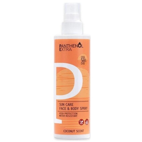Panthenol Extra Suncare Face and Body Spray SPF50+, 250ml.
