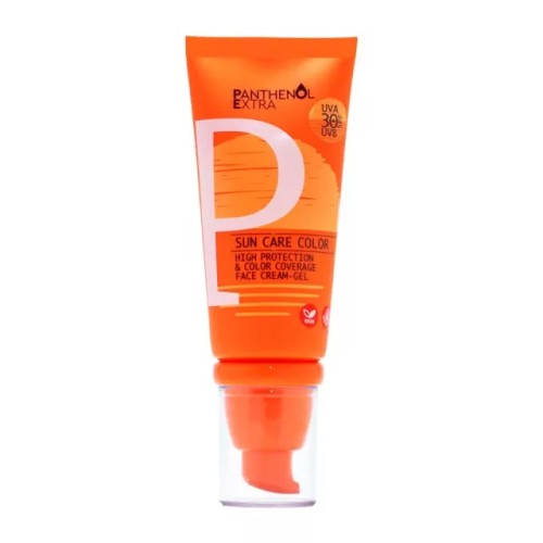 Panthenol Suncare Color Face Cream Gel SPF30, 50ml.