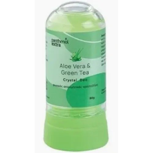 Medisei Panthenol Extra Aloe Vera & Green Tea Αποσμητικό Στικ Φυσικού Κρυστάλλου 80gr