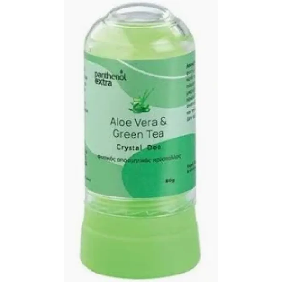 Medisei Panthenol Extra Aloe Vera & Green Tea Αποσμητικό Στικ Φυσικού Κρυστάλλου 80gr Medisei Panthenol Extra Aloe Vera & Green Tea Αποσμητικό Στικ Φυσικού Κρυστάλλου 80gr