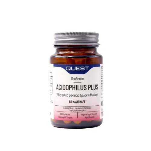 Quest Acidophilus Plus 2 Billion Lactobacilli Bacteria 60Caps