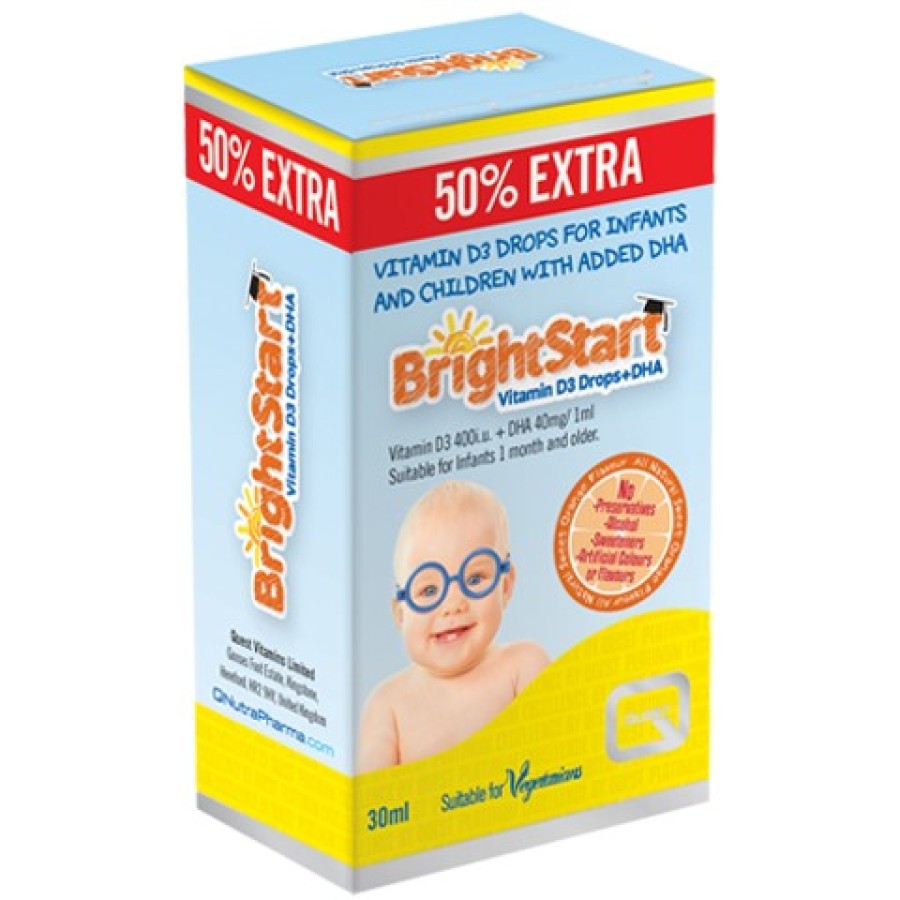 Quest Bright Start Vitamin D3 Drops + DHA 30ml