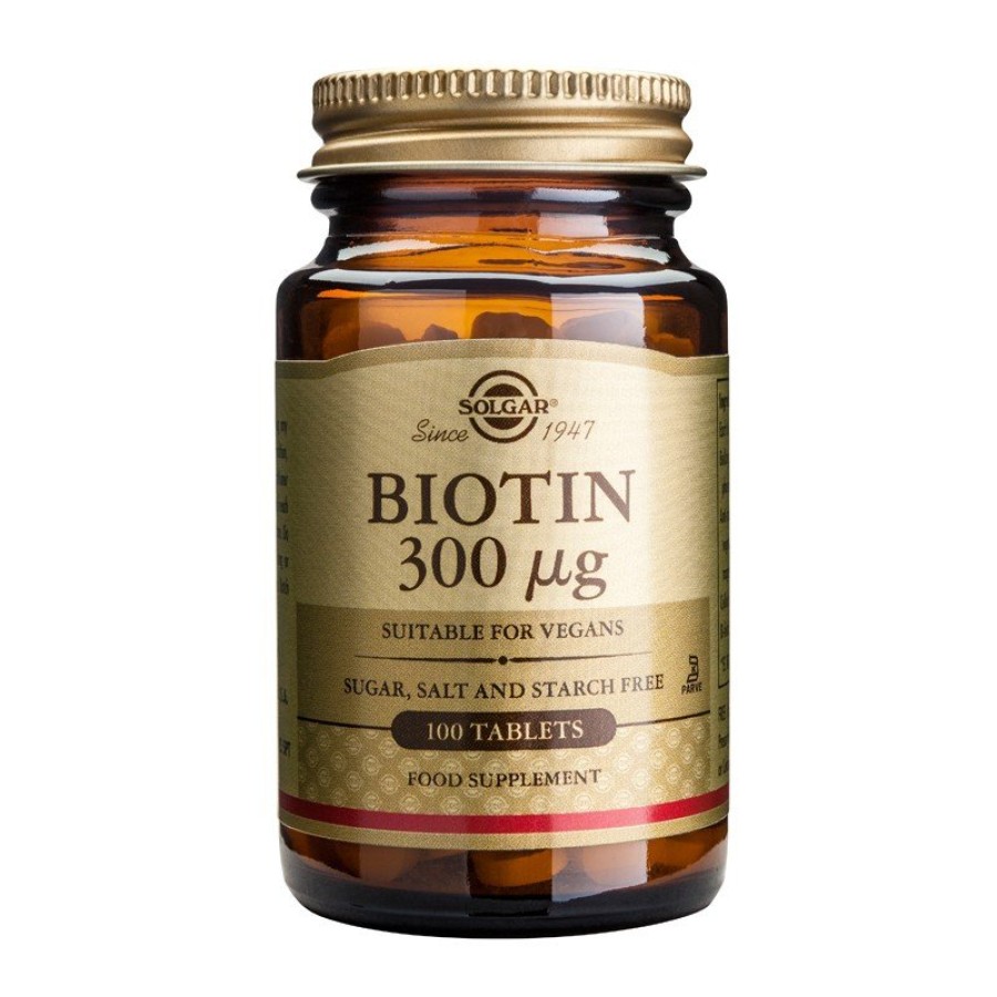 Solgar Biotin 300μg 100Tabs
