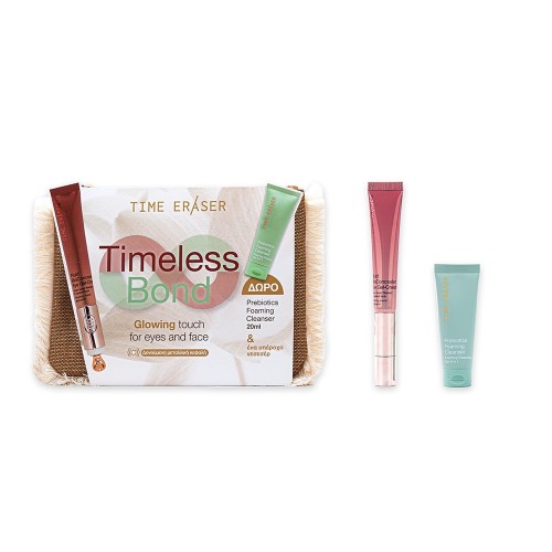 Time Eraser Timeless Bond Fluid Bioconcealer Eye Gel-Cream 20ml + Time Eraser Prebiotics Foaming Cleanser 20ml
