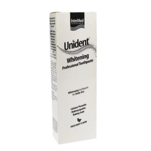 Intermed Unident Whitening Λευκαντική Οδοντόπαστα 100ml
