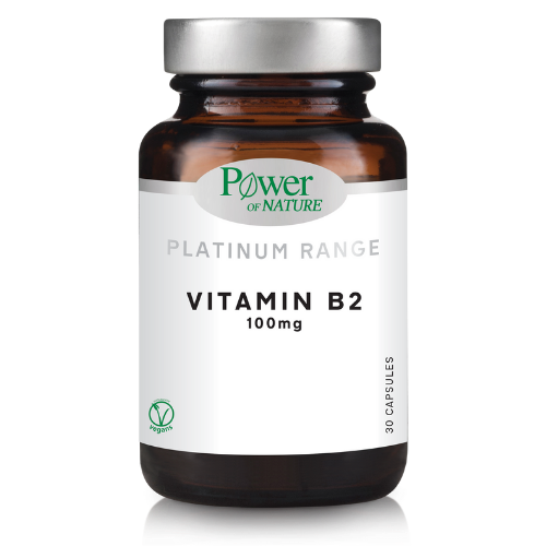 Power Of Nature Platinum Range Vitamin B2 100mg 30Caps