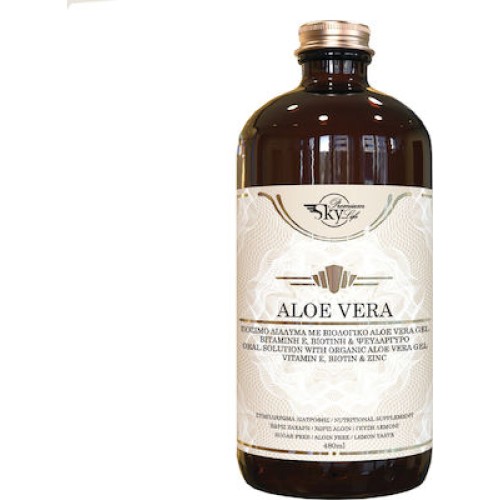 Sky Premium Life Aloe Vera 480ml Γεύση Λεμόνι