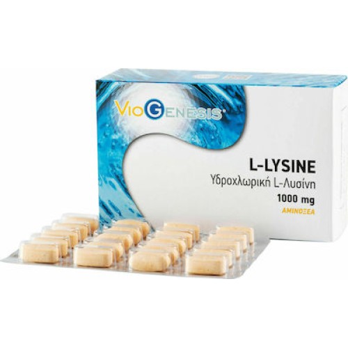 Viogenesis L-Lysine 1000mg 60 δισκία 