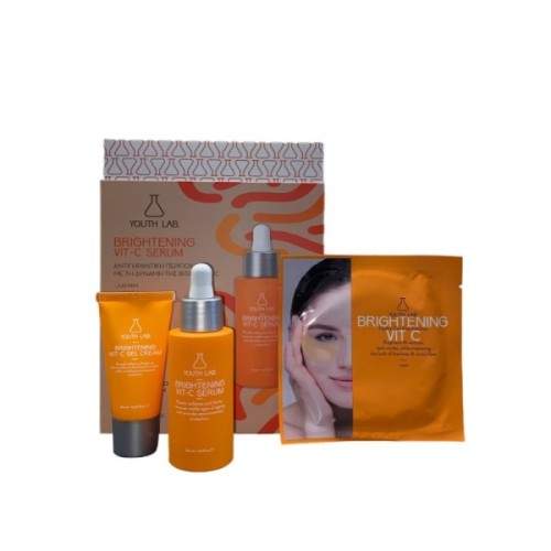 Youth Lab Promo Brightening Vit-C Serum 30ml & Brightening Vit-C Gel Cream 20ml & Brightening Vit-C Eye Patches 1τμχ