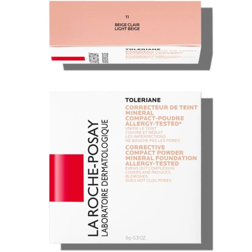 La Roche Posay Toleriane Teint Mineral Διορθωτικό Make Up σε Μορφή Πούδρας SPF25 Light Beige 11 9.5g