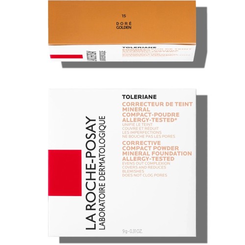 La Roche Posay Toleriane Teint Mineral Διορθωτικό Make Up σε Μορφή Πούδρας SPF25 Golden Dore 15 9.5g