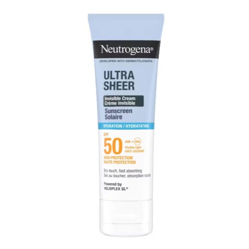 Neutrogena Ultra Sheer Invisible Cream Sunscreen Hydration SPF50 50ml