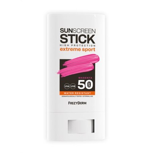 Frezyderm Sunscreen Stick Extreme Sports Magenta SPF50 Αντηλιακό Stick για Extreme Sports 20ml