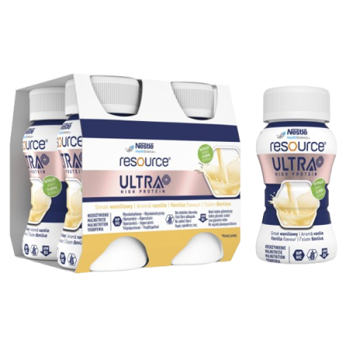 Nestle Resource Ultra High Protein  Vanille 4x200ml 