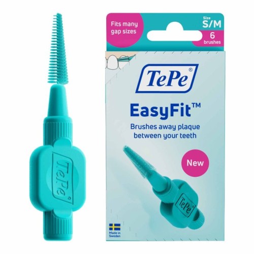 TePe EasyFit S/M Μεσοδόντια Βουρτσάκια 6τμχ