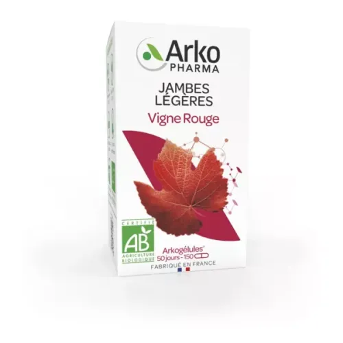 Arkocaps Organic Bio Κόκκινη Άμπελος 290mg 45 Κάψουλες