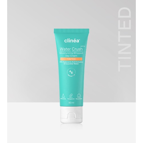 Clinea Water Crush Moisturizing Whipped Day Cream Tinted SPF15 50ml