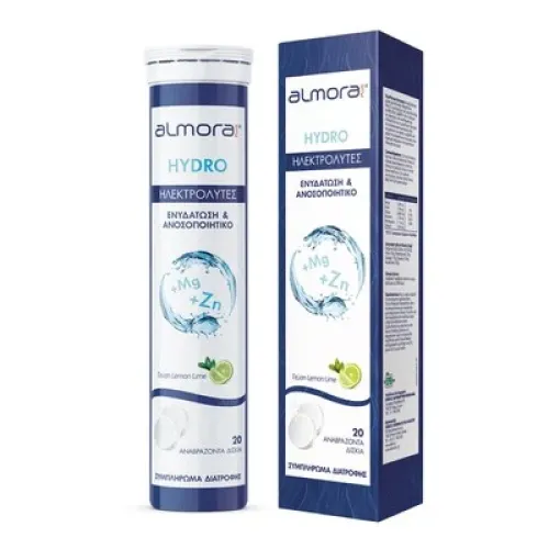 Almora Plus Hydro Ηλεκτρολύτες 20 Αναβράζοντα Δισκία Λεμόνι