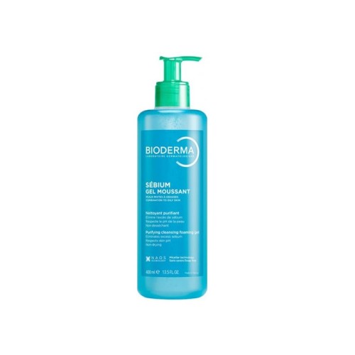 Bioderma Sebium Gel Moussant Καθαριστικό Προσώπου Για  Ακνεϊκές Επιδερμίδες 400ml