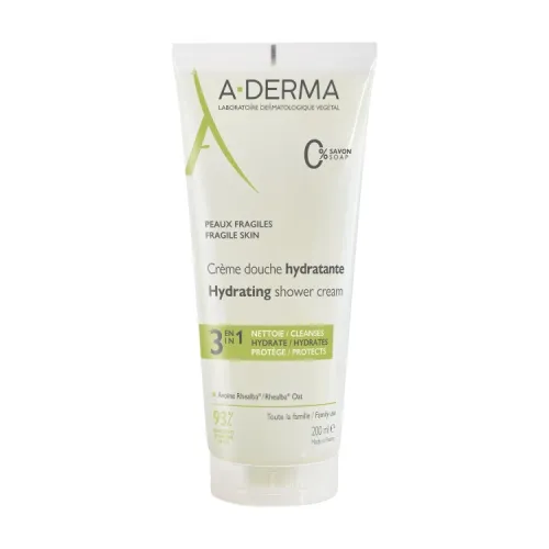 A-Derma 3in1 Hydrating Shower Cream Κρέμα Ντους Που Καθαρίζει Απαλά Για Όλη την Οικογένεια 200ml