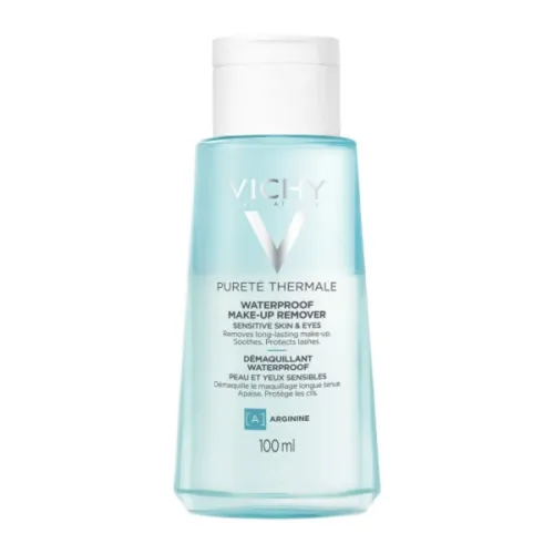 Vichy Purete Thermal Waterrproof Make-Up Remover Sensitive Skin & Eyes  Ντεμακιγιάζ Ματιών για Αδιάβροχο Μακιγιάζ 100ml