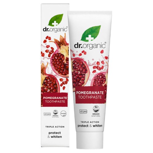 Dr. Organic Pomegranate Toothpaste -Οδοντόπαστα για  Ευαίσθητα Ούλα