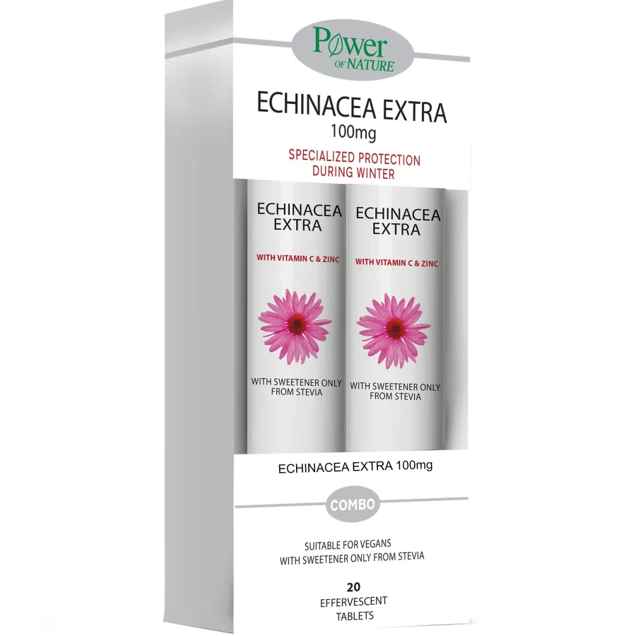 Power Of Nature Echinacea Extra 100mg Combo 20 Eff Tabs 