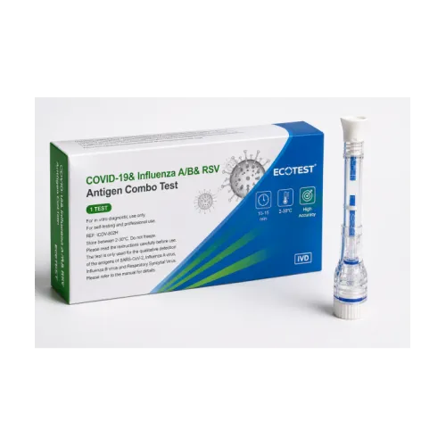 ECOTEST COVID-19 & Influenza A/B & RSV Antigen Combo Test – 4 in 1