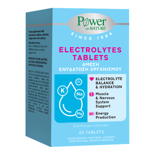 Power Of Nature Electrolytes 60Tablets 