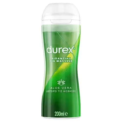 Durex Λιπαντικό Για Massage Aloe Vera 200ml