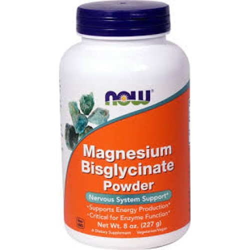 Now Magnesium Bisglycinate Powder Δισγλυκινικό Μαγνήσιο 227gr