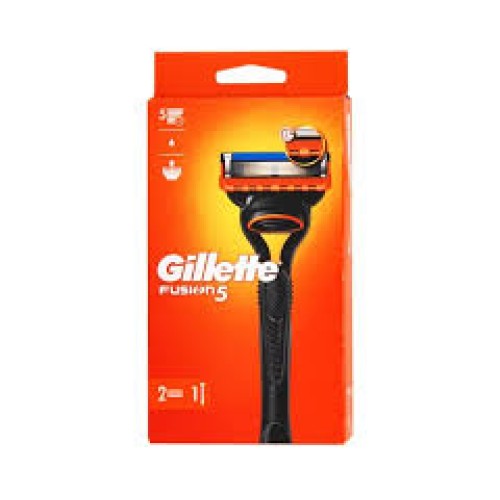 Gillette Fusion 5 Λαβή Ξυριστικής Μηχανής 1τμχ & Ανταλλακτικές Κεφαλές 2τμχ