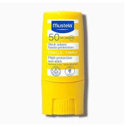 Mustela Sun Stick Family SPF50 Αντηλιακό Στικ Χειλιών για Όλη την Οικογένεια 9ml