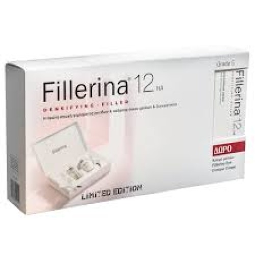 Fillerina Promo 12HA Densifying-Filler Αγωγή Γεμίσματος Ρυτίδων & Αύξησης Όγκου Χειλιών & Ζυγωματικών Grade 5 & Δώρο Eye Contour Cream Κρέμα Ματιών 13ml