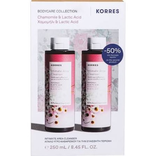 Korres Intimate Area Cleanser 1+1 250ml x 2