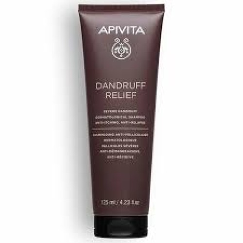 Apivita Dandruff Relief Σαμπουάν Κατά της Έντονης Πιτυρίδας, του Κνησμού & της Επανεμφάνισης 125ml