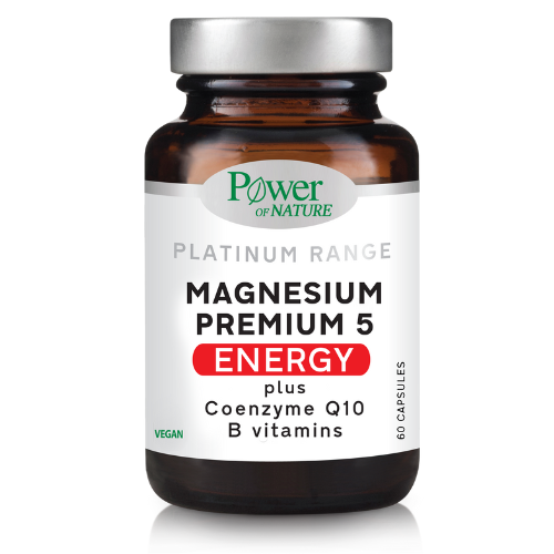 Power Of Nature Platinum Range Magnesium Premium 5 Energy 60caps