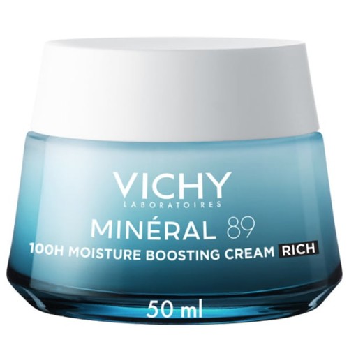 Vichy Mineral 89 Booster Ενυδάτωσης 100h Κρέμα Με Πλούσια Υφή 50ml