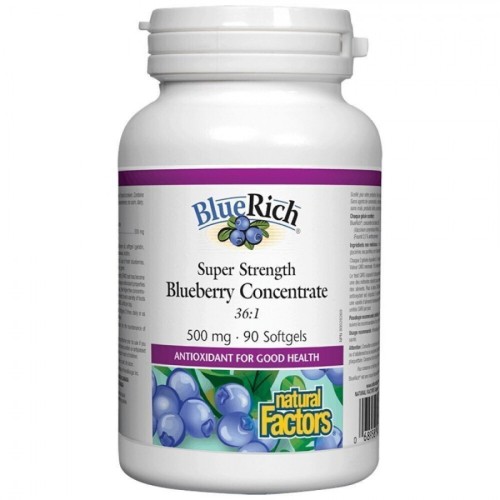 Natural Factors BlueRich 500mg 90caps