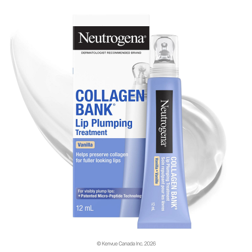 Neutrogena Collagen Bank Lip Plumping Balm Vanilla Flavour Ενίσχυση Όγκου Για Τα Χείλη 12ml